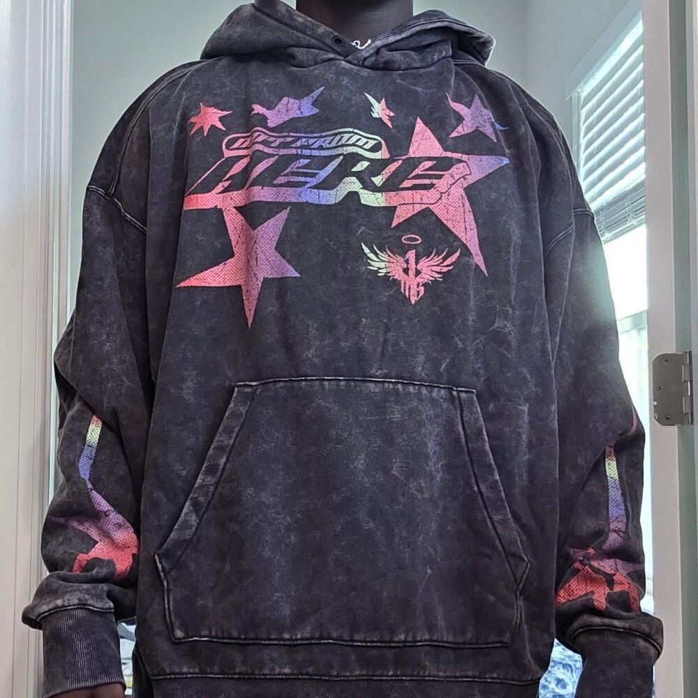 LaMelo Ball Star Vision Y2K Acid Wash Graphic Hoodie
